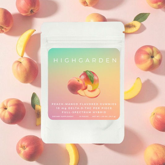 Highgarden Gummies - Peach Mango - 10mg THC