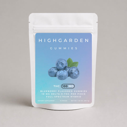 Highgarden Gummies - Blueberry - 10mg THC