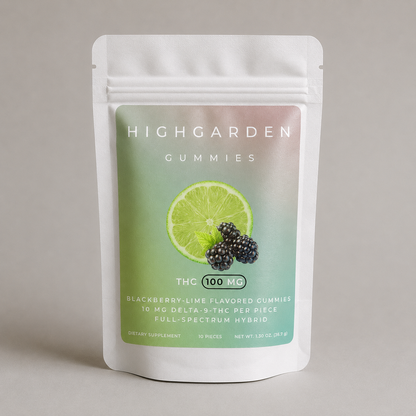 Highgarden Gummies - Blackberry Lime - 10mg THC