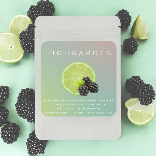 Highgarden Gummies - Blackberry Lime - 10mg THC