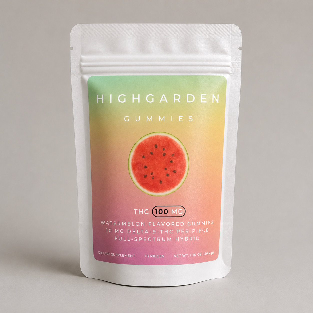 Highgarden Gummies - Watermelon - 10mg THC