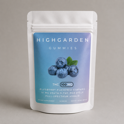 Highgarden Gummies - Blueberry - 10mg THC