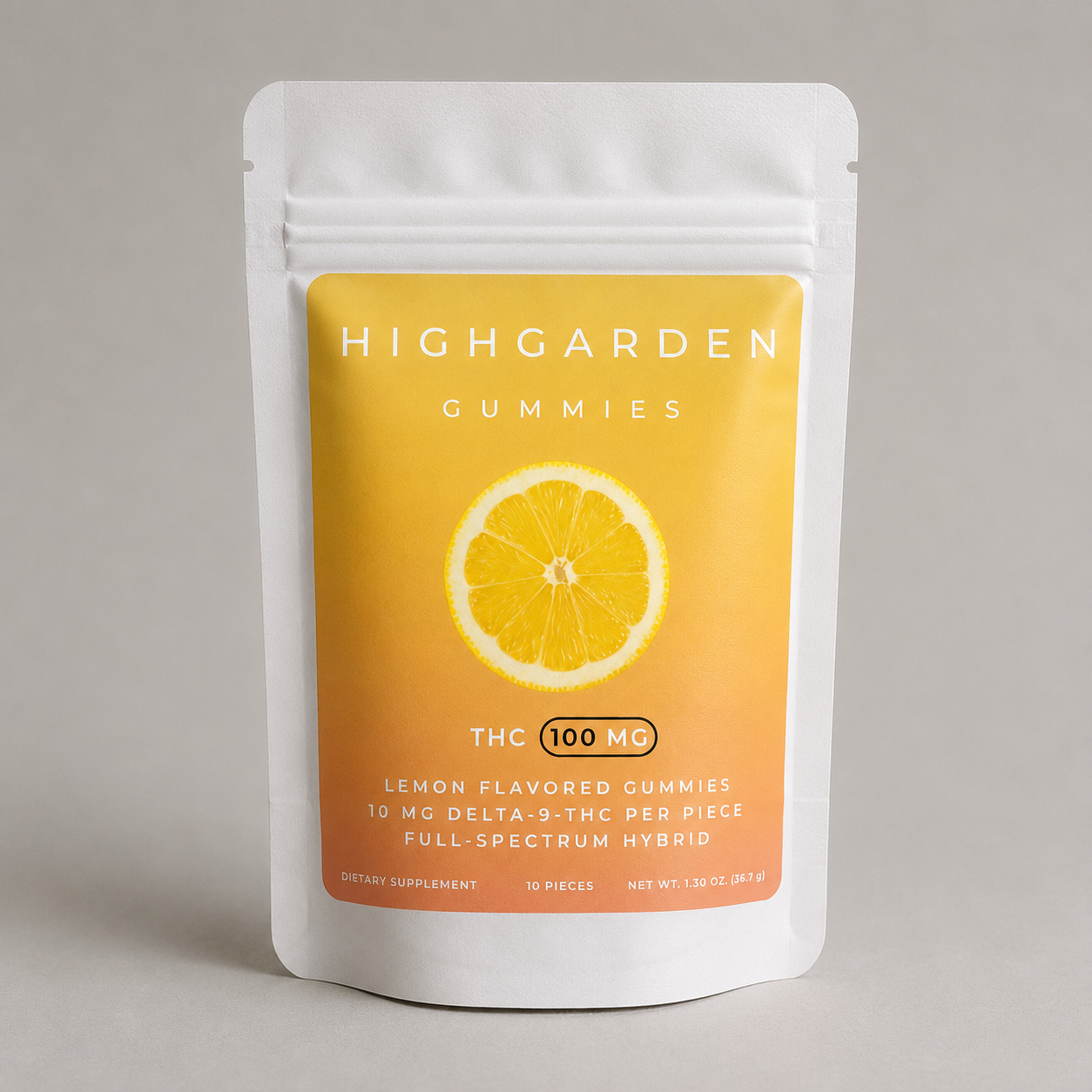 Highgarden Gummies - Lemon - 10mg THC