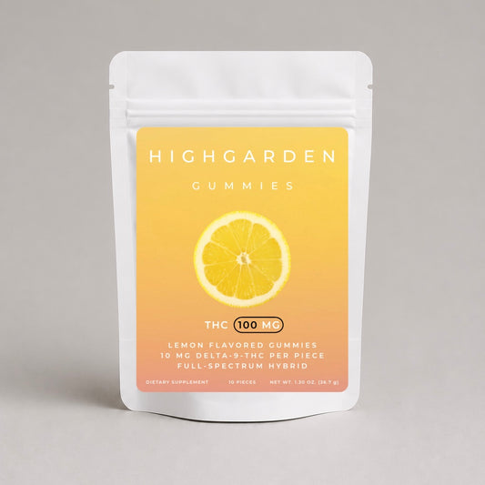 Highgarden Gummies - Lemon - 10mg THC