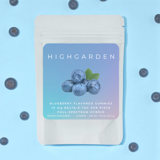 Highgarden Gummies - Blueberry - 10mg THC