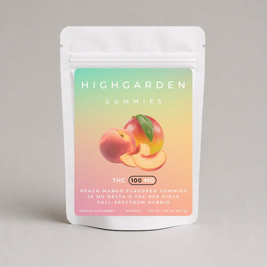 Highgarden Gummies - Peach Mango - 10mg THC