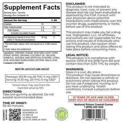 Highgarden Gummies - Green Apple