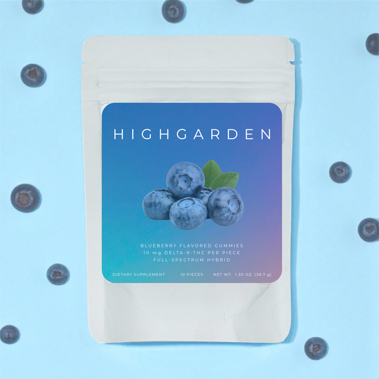 Highgarden Gummies - Blueberry - 10mg THC