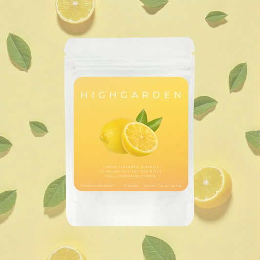 Highgarden Gummies - Lemon - 10mg THC