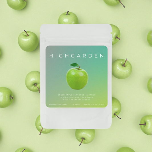 Highgarden Gummies - Green Apple - 10mg THC